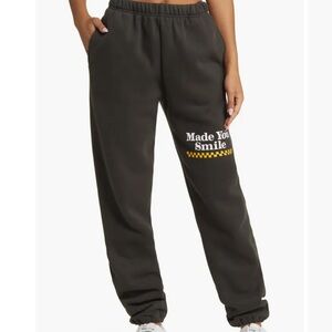 The Mayfair Group Made You Smile Graphic Joggers, size M/L